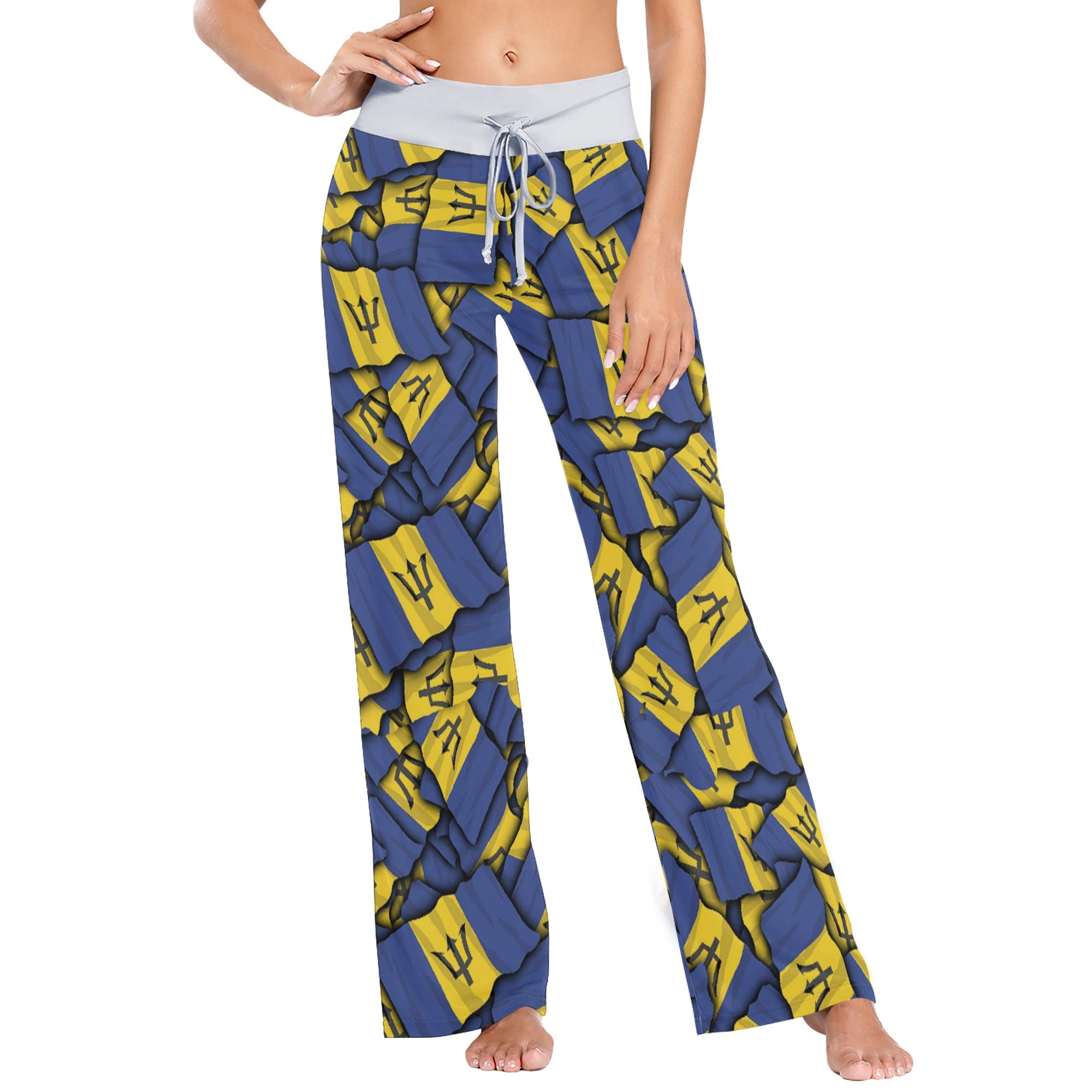 Women's Loose Casual Comfy Pajama Pants with Drawstring - Palazzo Wide Leg Lounge Pants for Sleep, Yoga & Home Relaxation