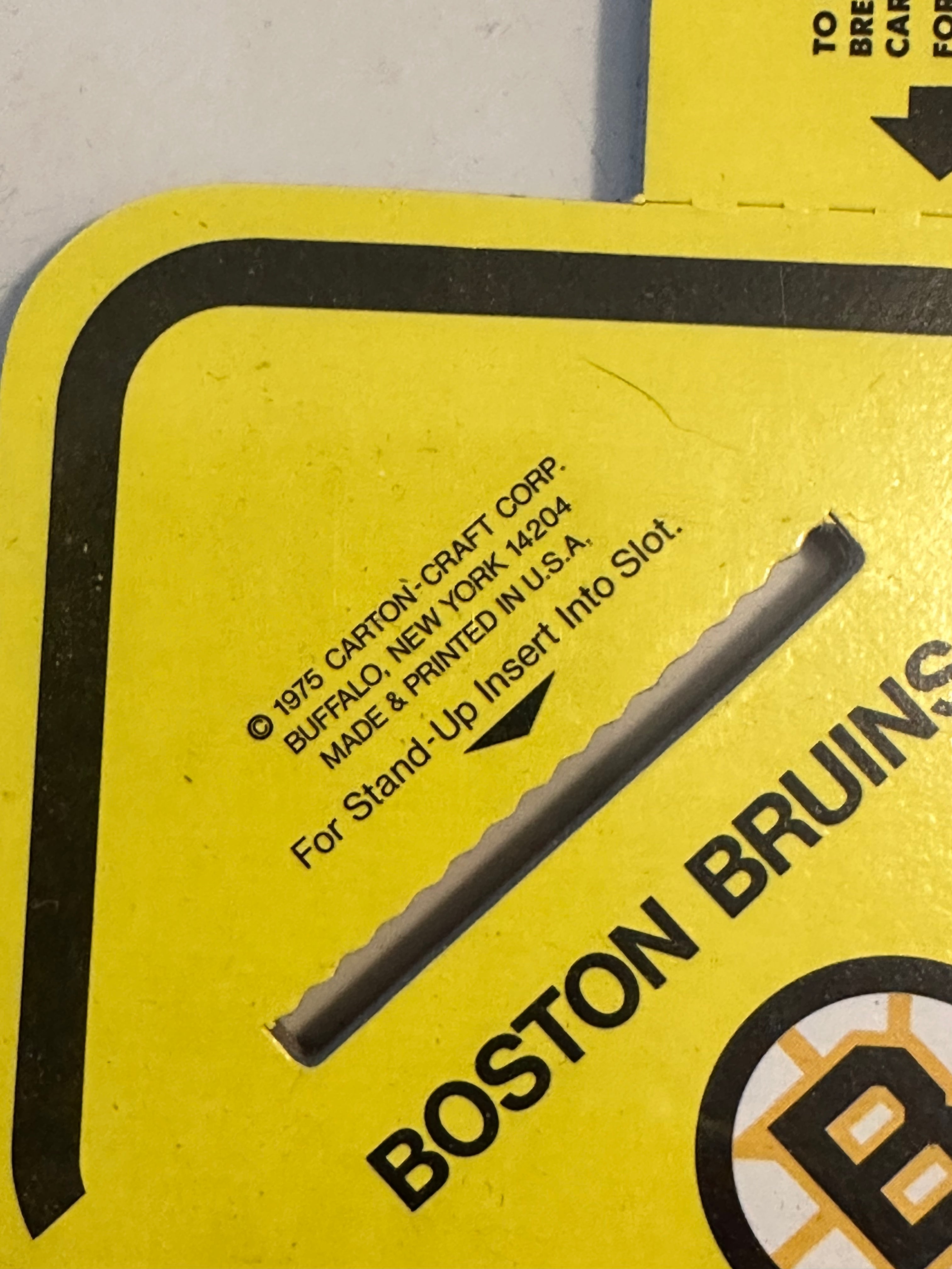 Bobby Orr NHL Hockey Standee 1970 - Vintage Boston Bruins Player Cutout - Perfect for Sports Memorabilia, Man Cave Decor & Hockey Fan Gifts