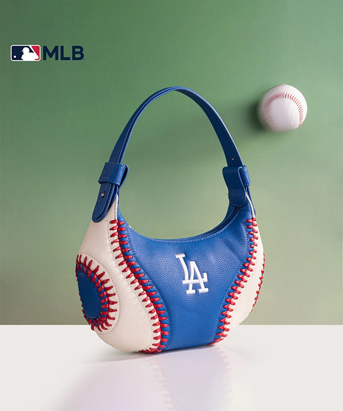 MLB Los Angeles Dodgers Crossbody Hobo Bag for Women - Stylish Shoulder Purse for Baseball Games, Travel & Daily Use