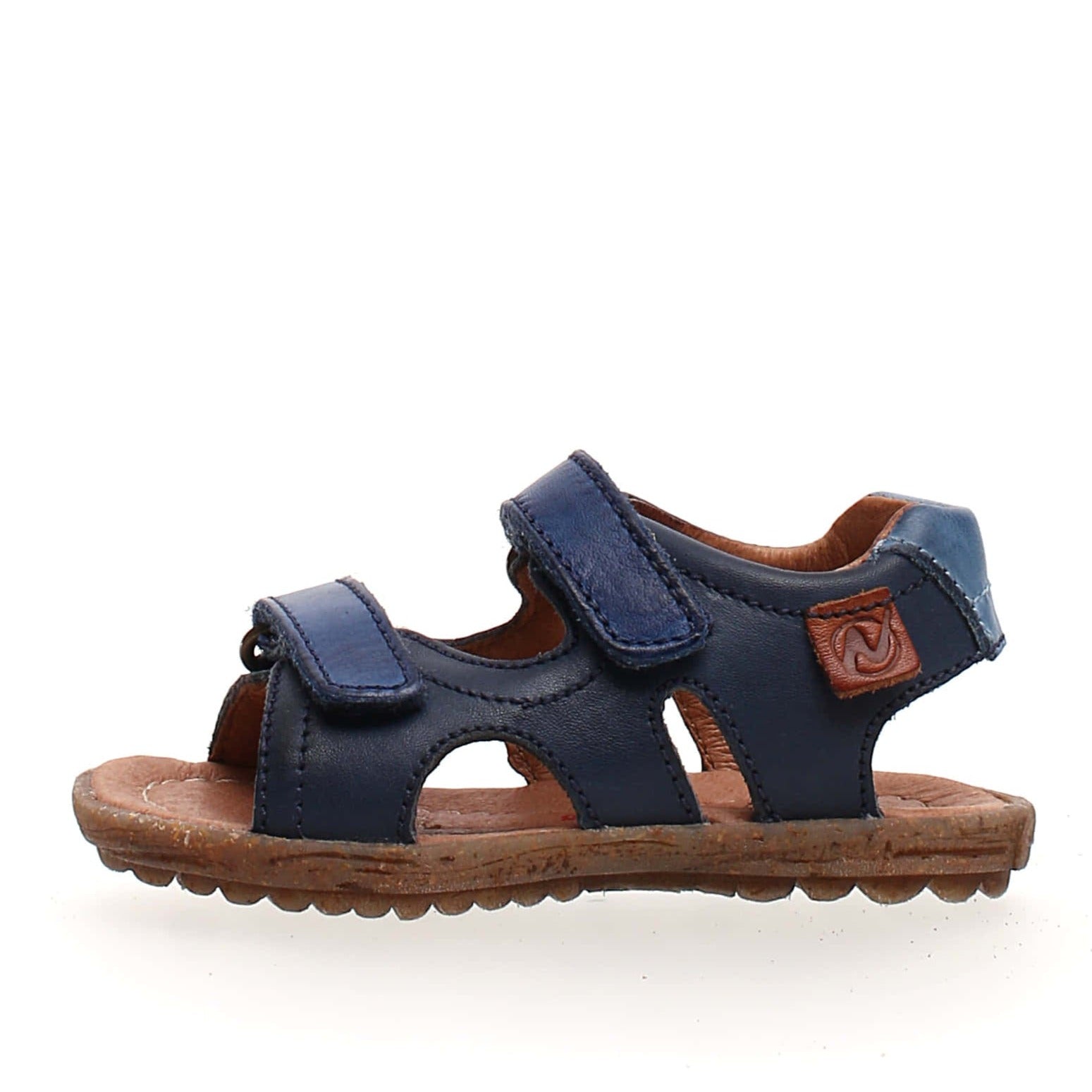 Naturino Boys Girls Sky Sandals - Navy Azure Celeste Color | Comfortable Kids Summer Sandals for Beach, Pool & Outdoor Play