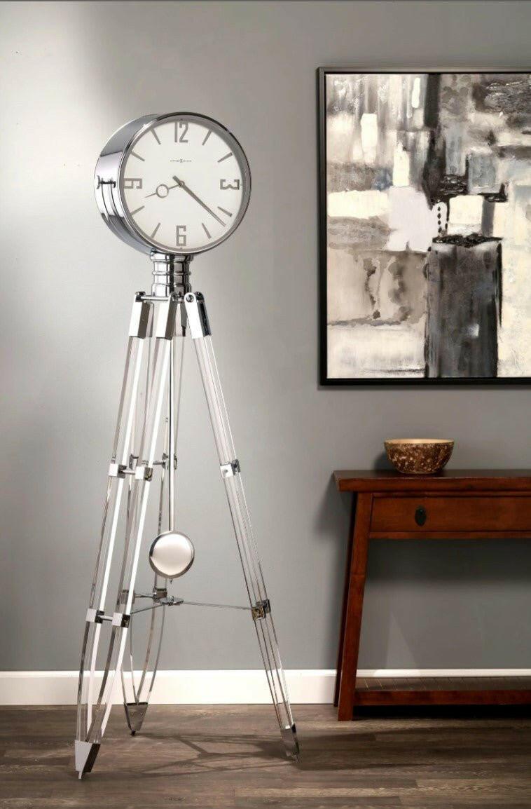 Howard Miller Chaplin V Floor Clock 615110 - Classic Grandfather Clock with Westminster Chime - Perfect for Living Room, Office, or Library Decor