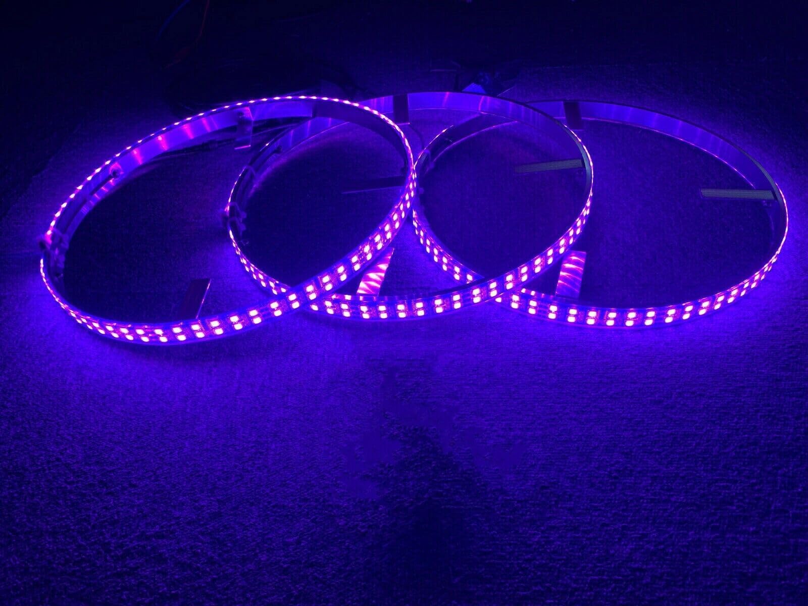 1PCS Double Row Chasing Wheel Lights for 17.5