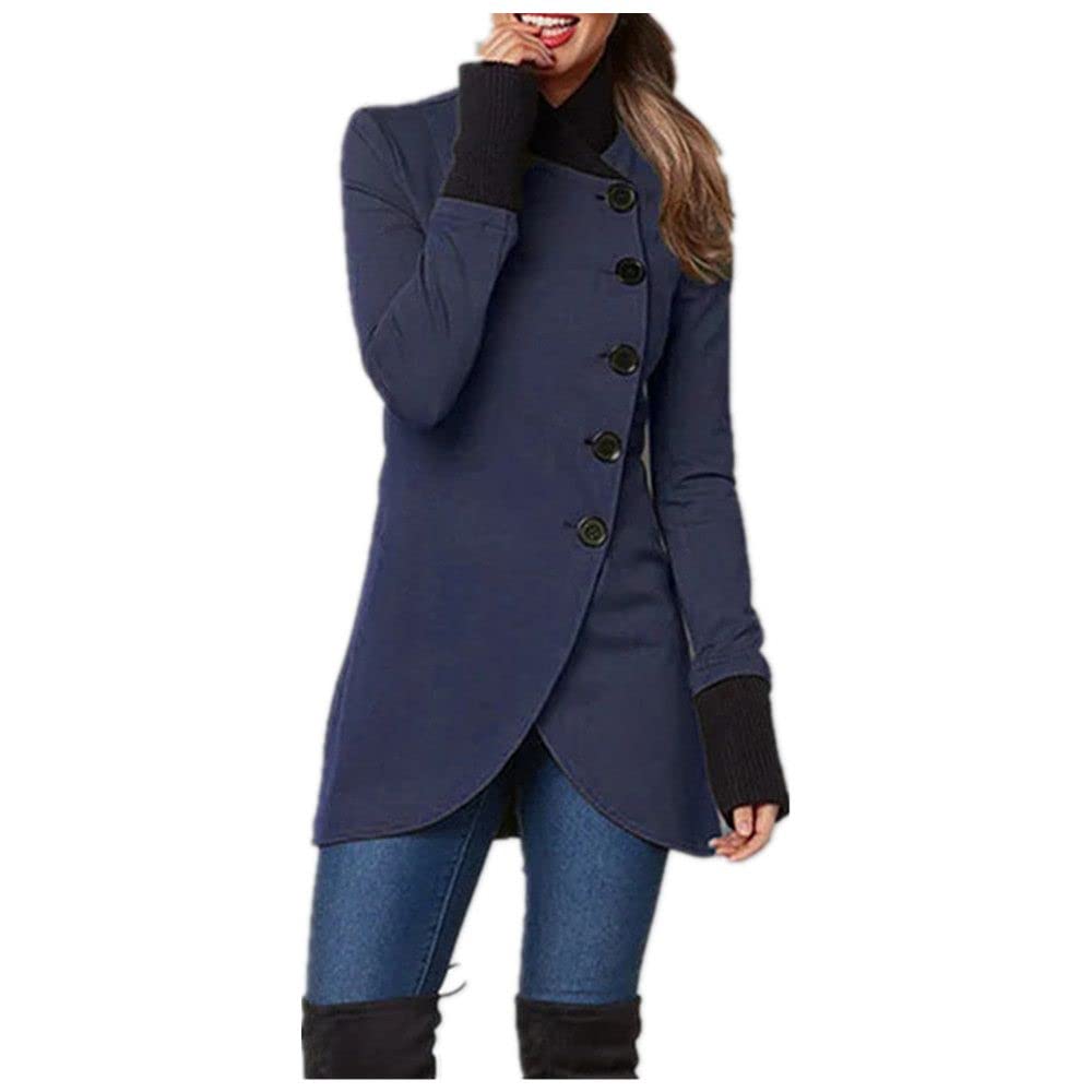 Stylish Single-Breasted Streetwear Trench Coat for Men & Women | Trendy Irregular Outerwear for Fall Winter Fashion | Perfect for Urban Street Style and Casual Outfits