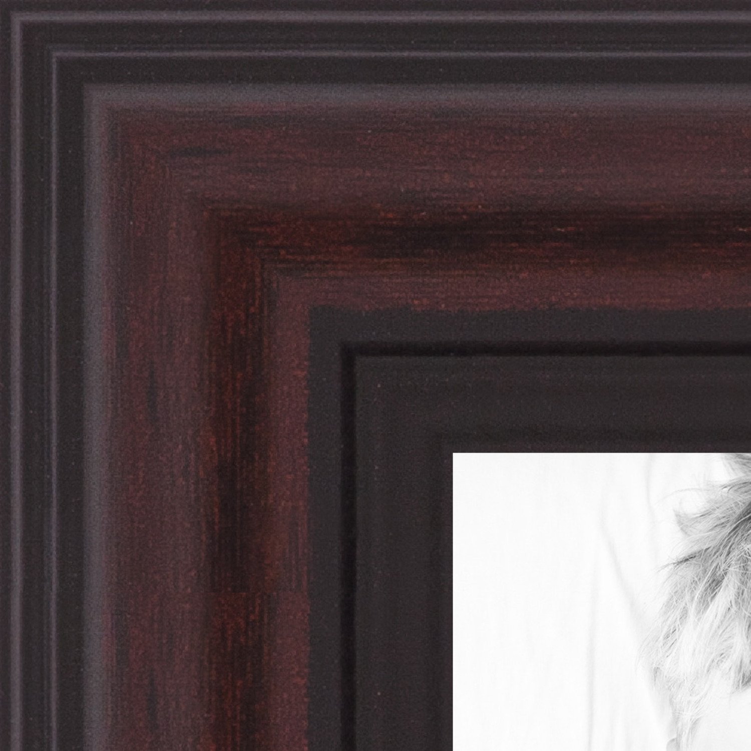ArtToFrames 8x10 Diploma Picture Frame with 4x6 Photo Opening & 1.5x8 Tassel Slot - Cherry Wood Display Frame for Graduation Diplomas, Certificates, Awards - Perfect for Office, Home Decor, School Memorabilia