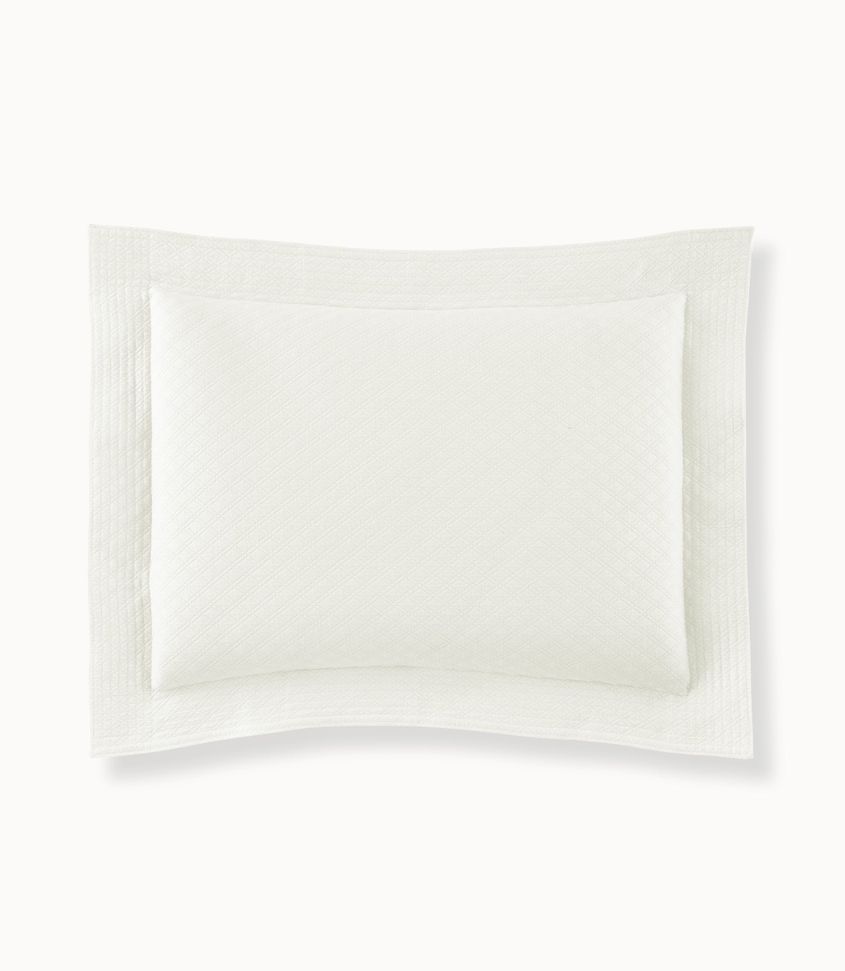 Luxury Alyssa Matelassé Sham - Premium Quilted Bed Pillow Cover for Elegant Home Decor - Perfect for Master Bedroom, Guest Room & Hotel Styling