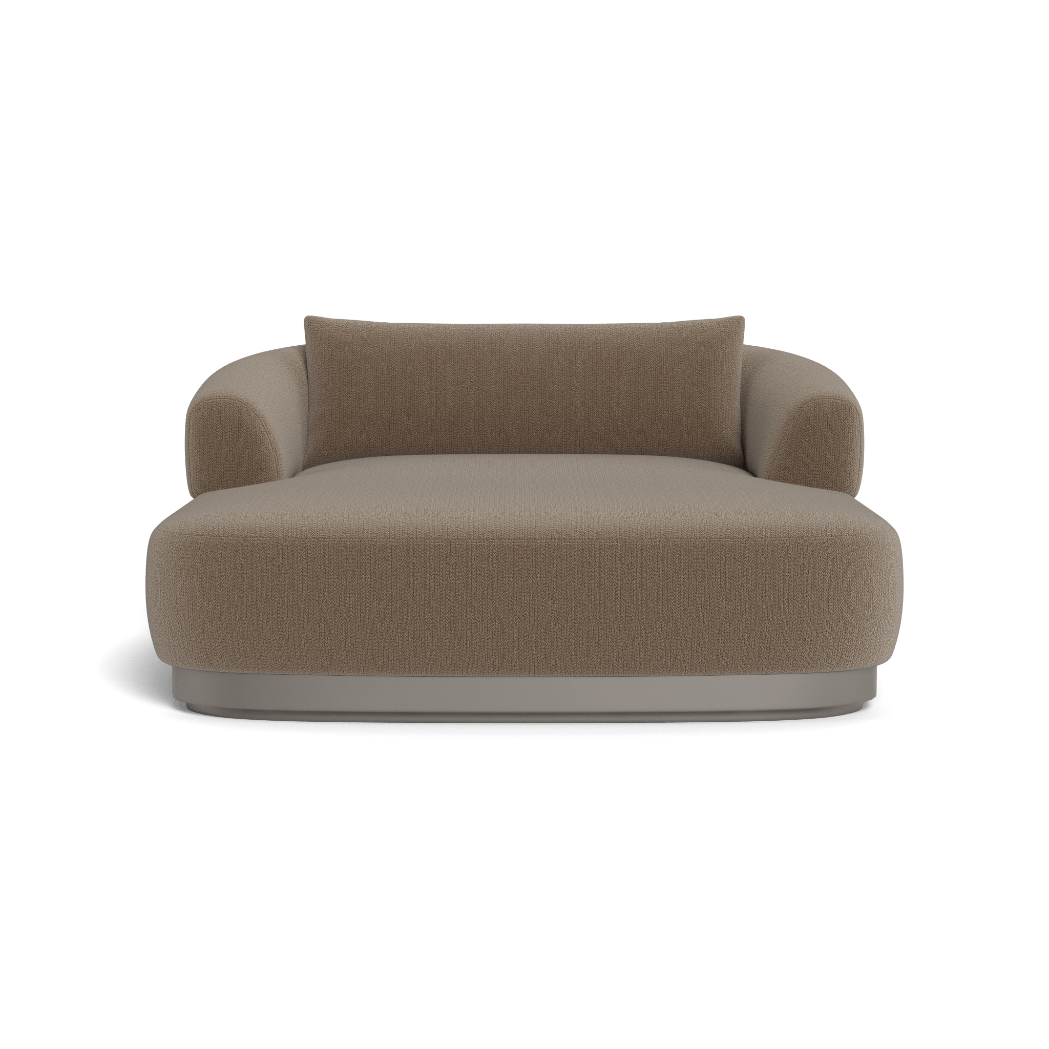 Amalfi Daybed - Modern Outdoor Patio Lounge Bed with Cushions - Perfect for Poolside, Garden, or Backyard Relaxation
