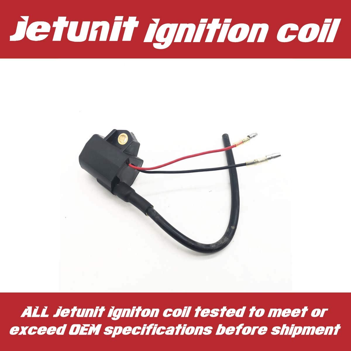 Suzuki Outboard Ignition Coil 33410-94630 33410-92E00 Compatible with 115HP 140HP 150HP 200HP 2-Stroke Engines DT115 DT140 DT150 DT200 (1986-2003) - Perfect for Marine Engine Repair & Boat Maintenance