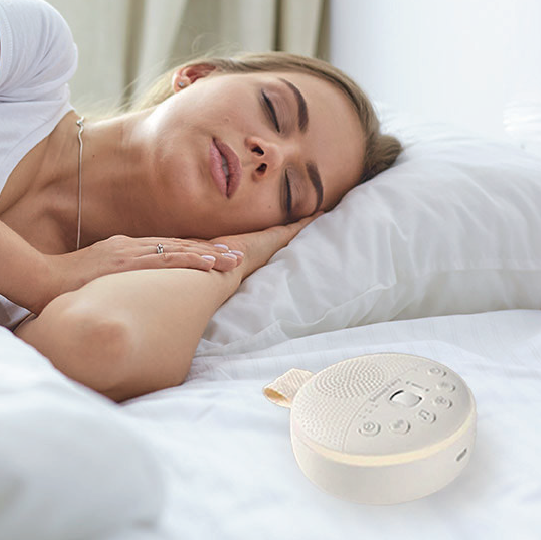 Snooze Fairy Portable White Noise Machine for Sleeping, Travel & Baby - Soothing Natural Sounds for Relaxation, Meditation & Nursery - USB Rechargeable Sleep Aid Device