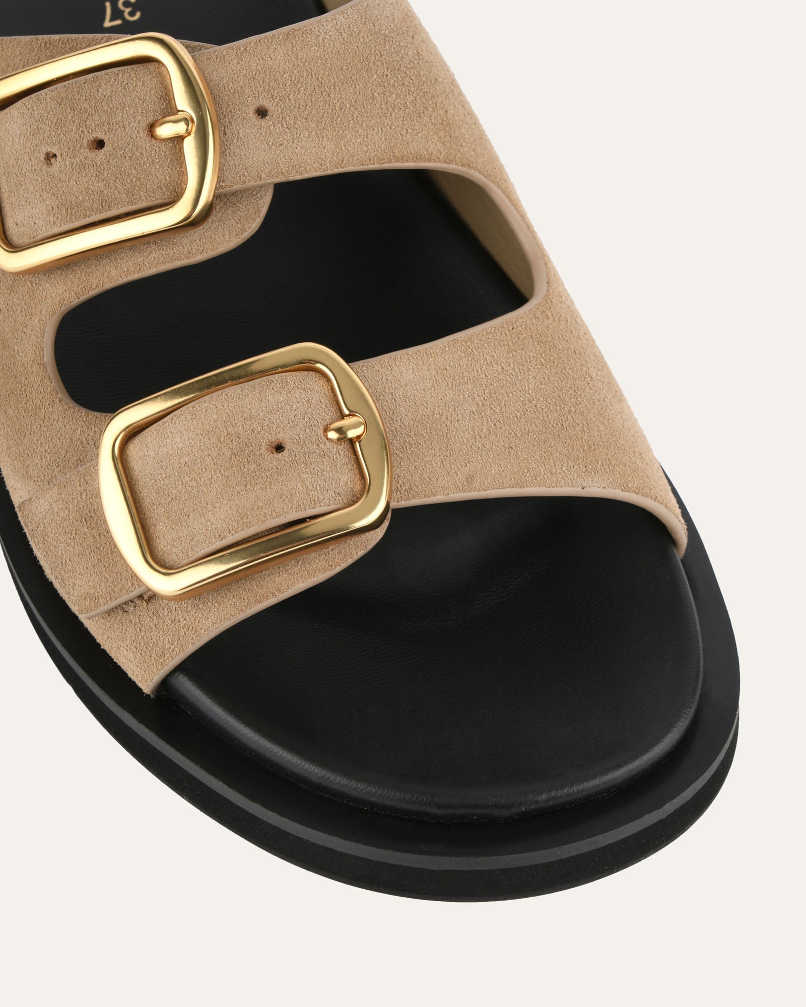 EGON Flat Sandals for Women - Comfortable Marsh Suede Slides - Perfect for Beach, Pool, and Summer Outfits