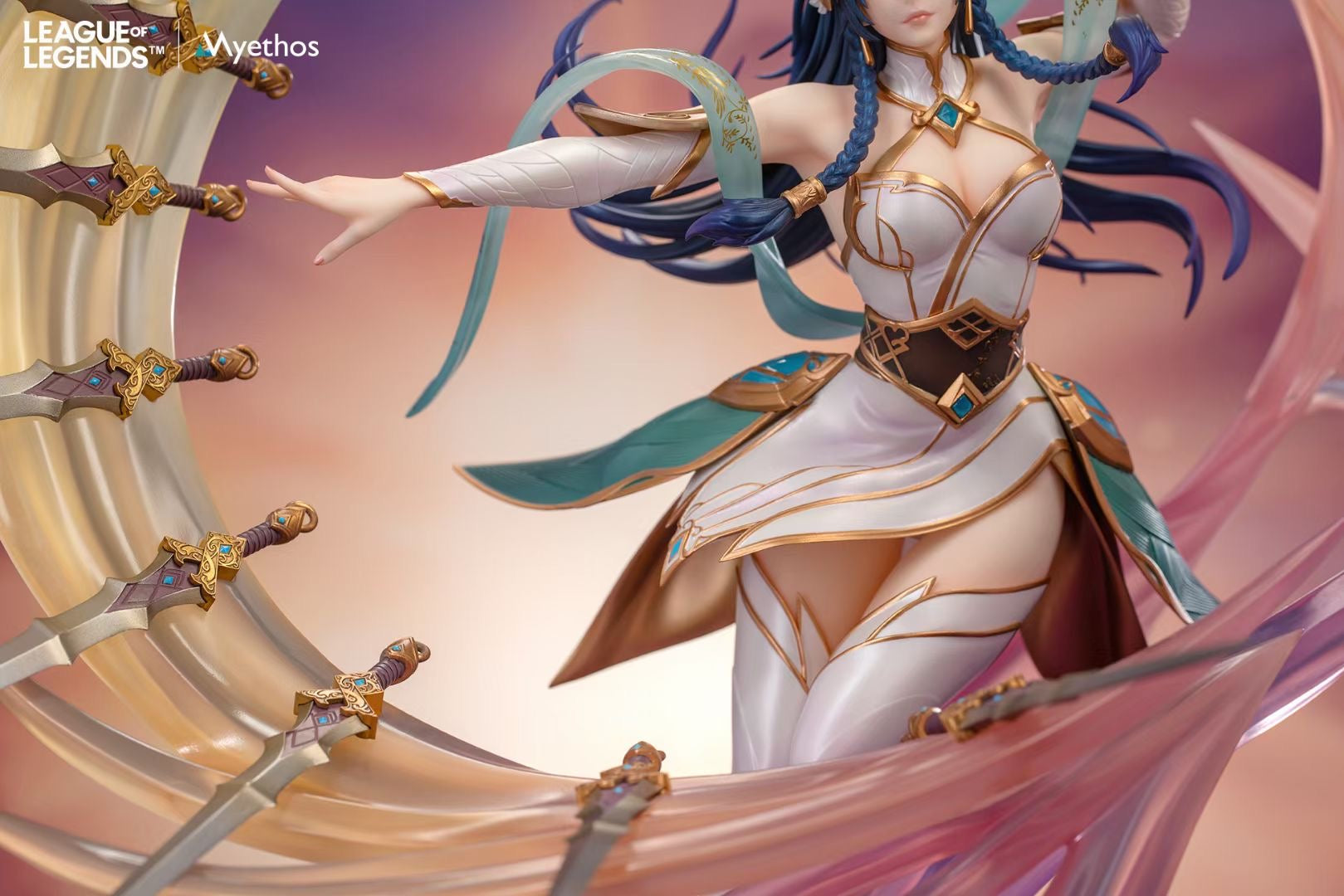 Myethos Studio The Blade Dancer Irelia - League of Legends Collectible Figure - Perfect for Gaming Room Decor & LOL Fan Gifts
