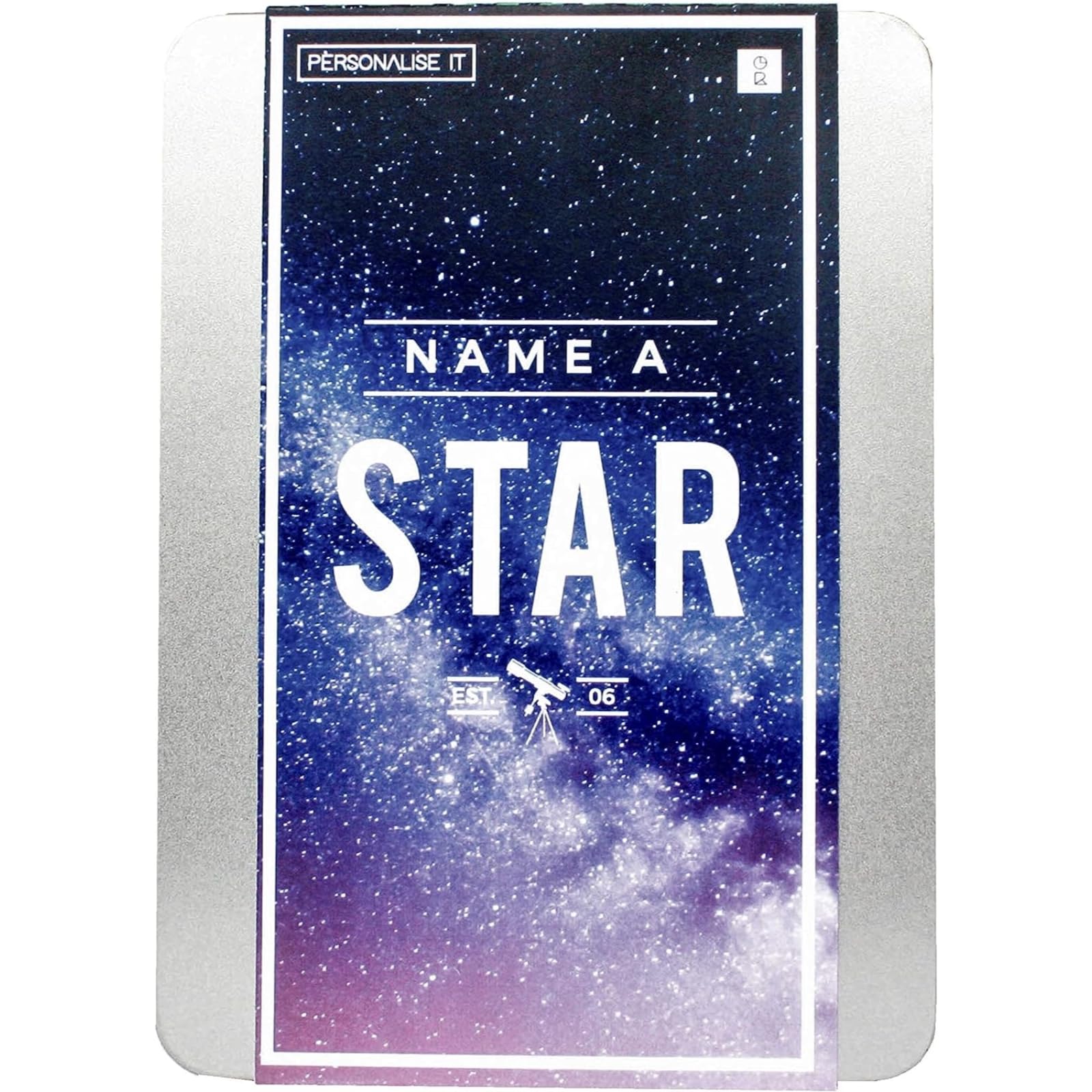 Gift Republic Name a Star Gift Box - Unique Personalized Star Naming Kit for Birthdays, Anniversaries & Romantic Gifts - Official Certificate & Constellation Map Included