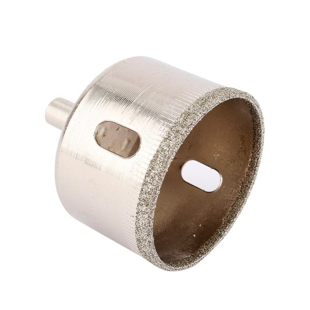 38mm & 45mm Diamond Coated Glass Drill Bit Set - 2PCS Hole Saw for Marble, Ceramic Tile, Granite - Compatible with Power Tools for Bathroom Renovation & DIY Home Improvement Projects