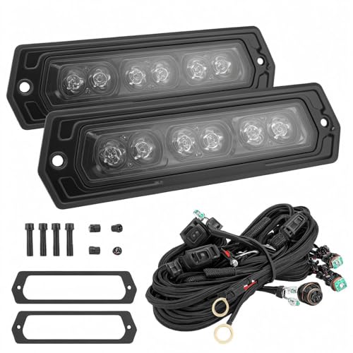 7 Inch Flush Mount LED Pods - 120W