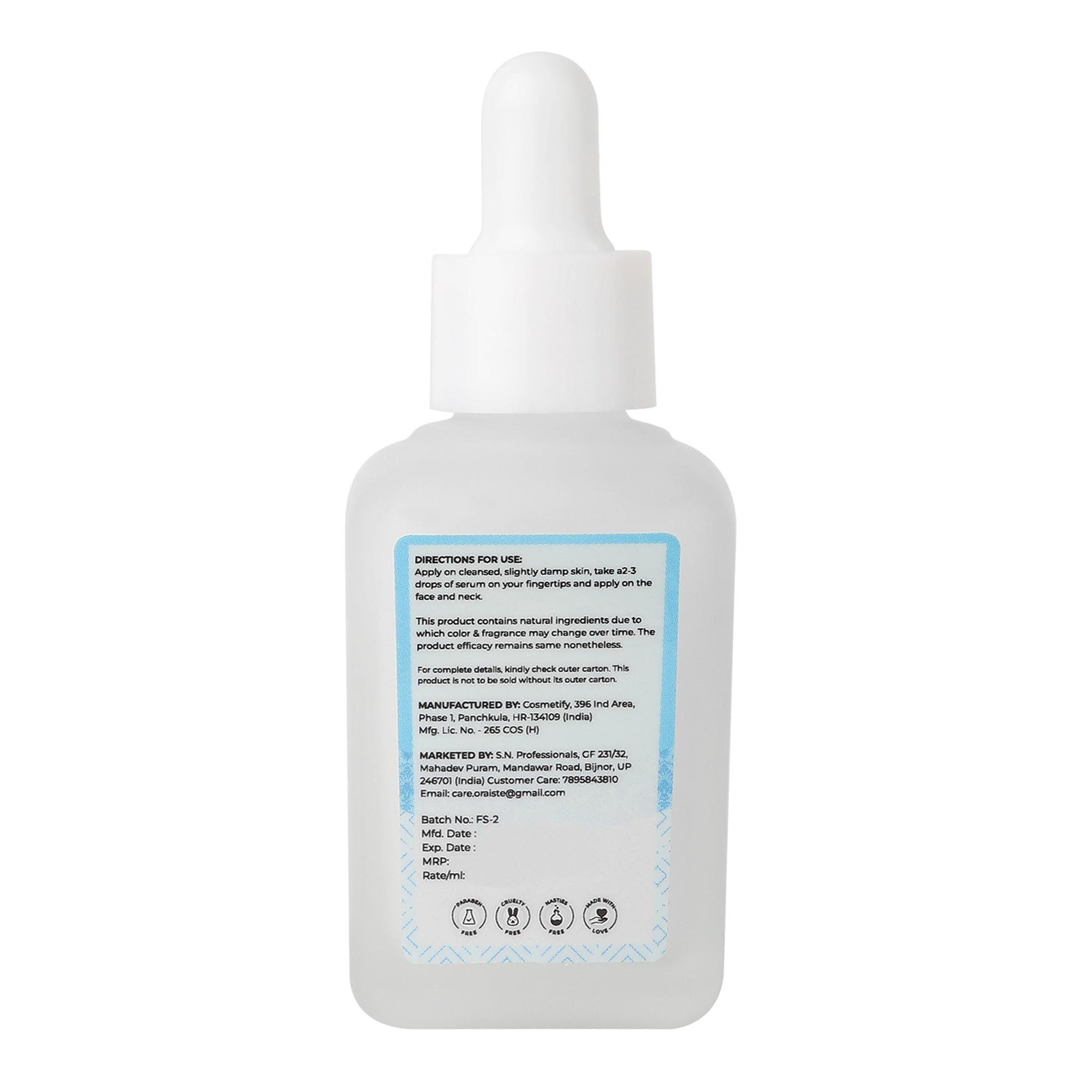 Niacinamide Face Serum for Hydrating & Brightening Skin - 1oz (30ml) - Vitamin B3 Facial Treatment for Acne, Pores & Dark Spots - Day & Night Use for Glowing Complexion