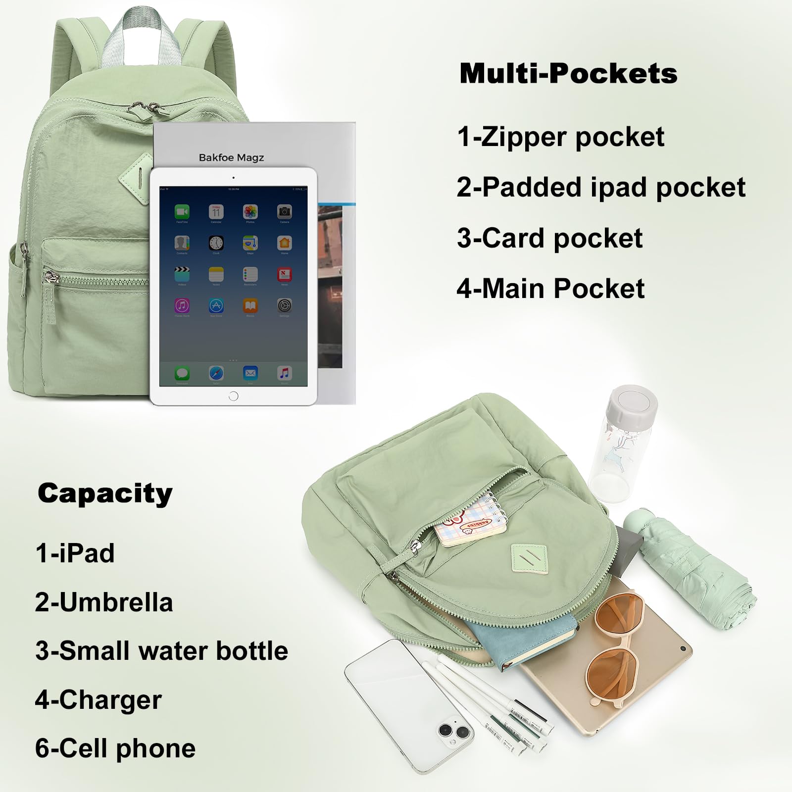CAMTOP Mini Backpack for Women - Small Cute Fashion Backpack Purse, Lightweight Bookbag Daypack for Travel, Shopping, Theme Park & Daily Use | Perfect for College, Work, Gym and Weekend Outings