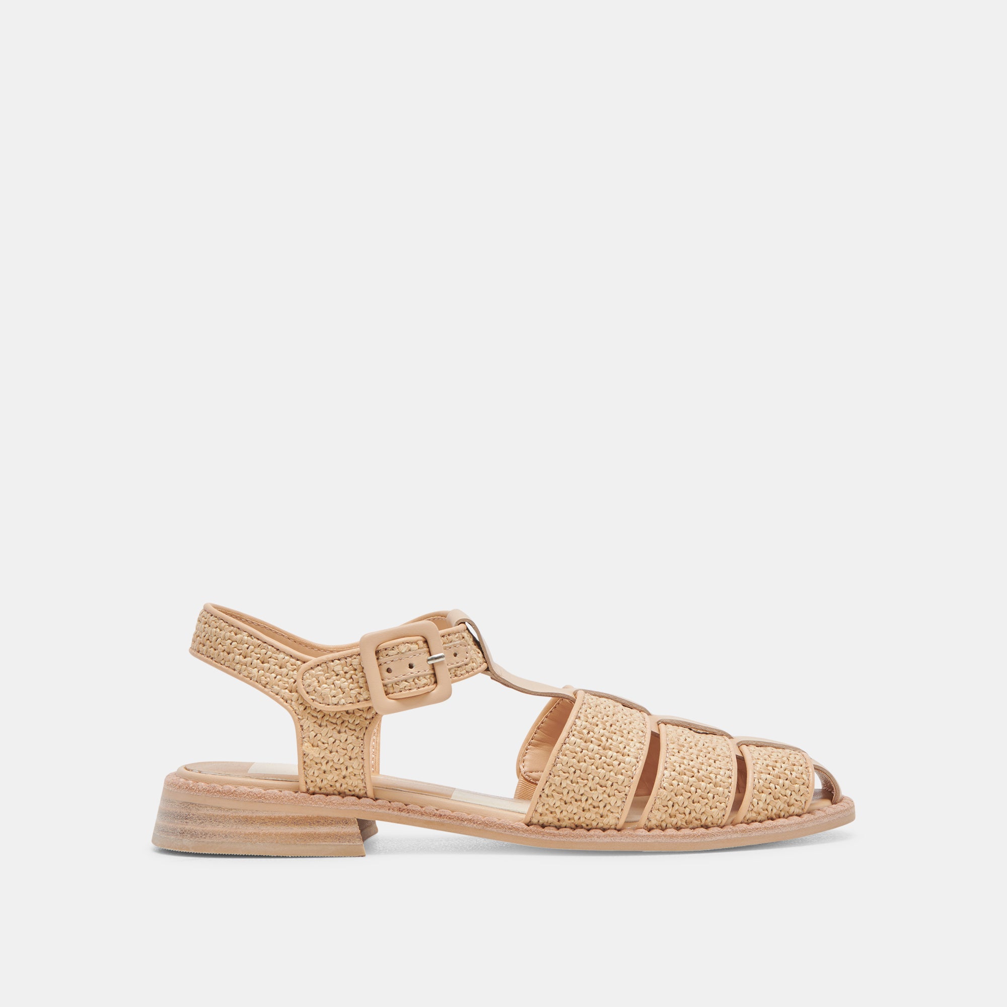 HOLIS Women's Lightweight Natural Raffia Sandals - Comfortable Summer Beach Walking Shoes for Vacation & Outdoor Activities