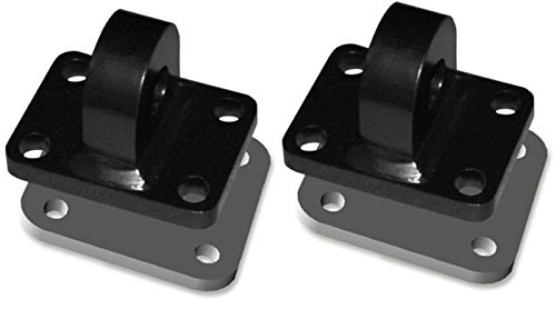 XD 3 TON Heavy Duty Bumper Shackle Mounts - CNC Machined Steel Pair with Reinforced Backing Plates for Off-Road Trucks, Jeeps & SUVs - Perfect for Recovery, Towing & Off-Road Adventures