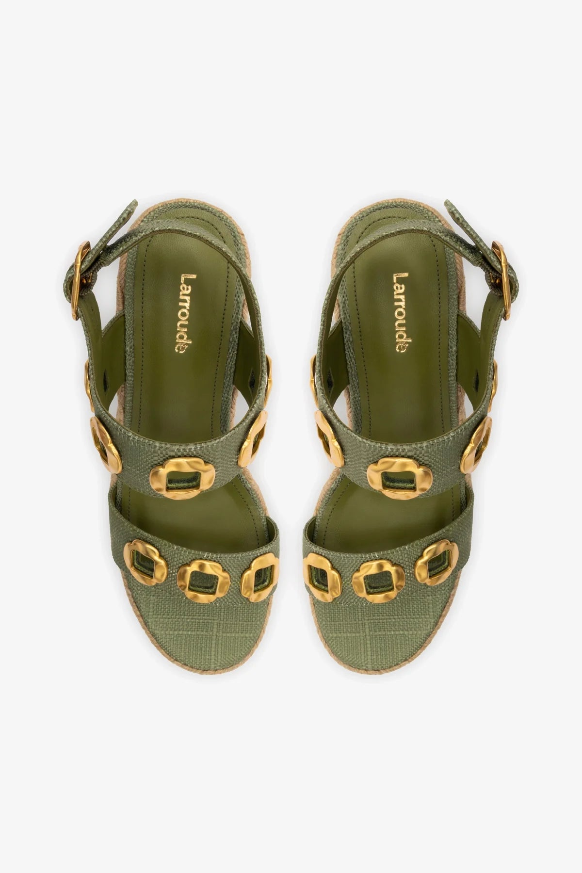 Milan Espadrille Women's Sandals - Seaweed Raffia Woven Flats | Comfortable Summer Casual Shoes for Beach, Vacation & Outdoor Walking