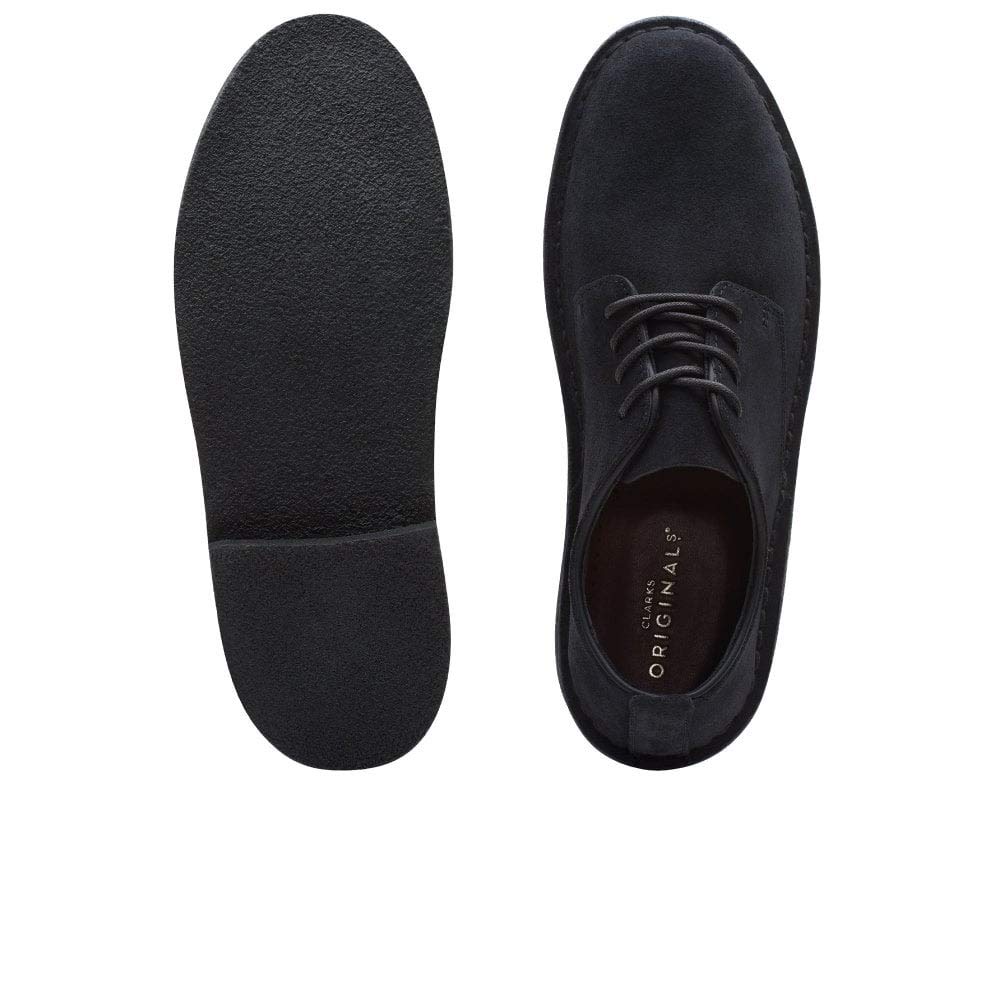 Clarks Originals Women's Desert Boots - Size 6.5 B(M) US - Black Suede Ankle Booties for Casual Outfits & Everyday Wear