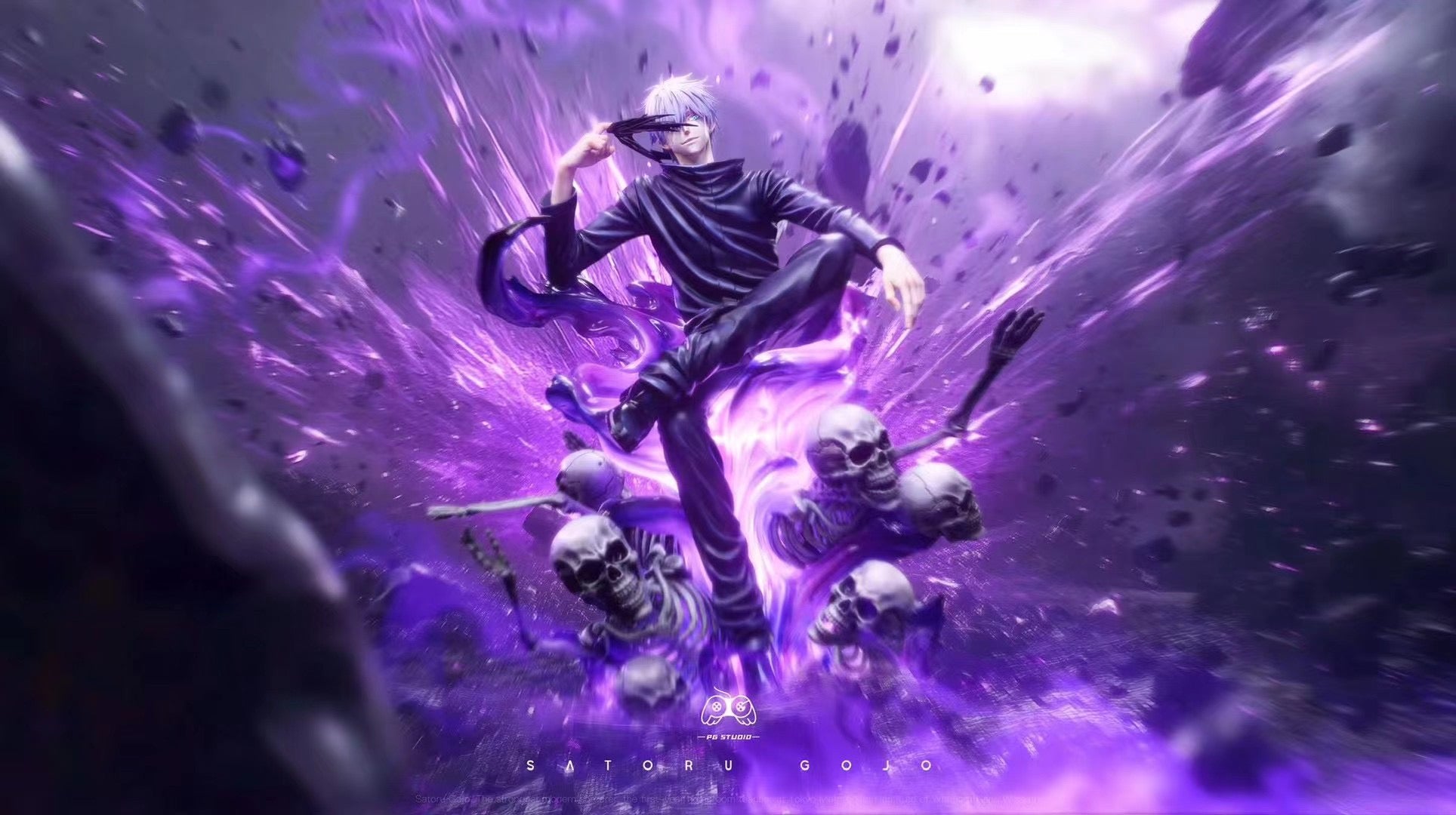 PG Studio Satoru Gojo Anime Figure - Jujutsu Kaisen Collectible Action Figure for Fans & Decor | Perfect for Home Display, Office Decor, and Anime Collections