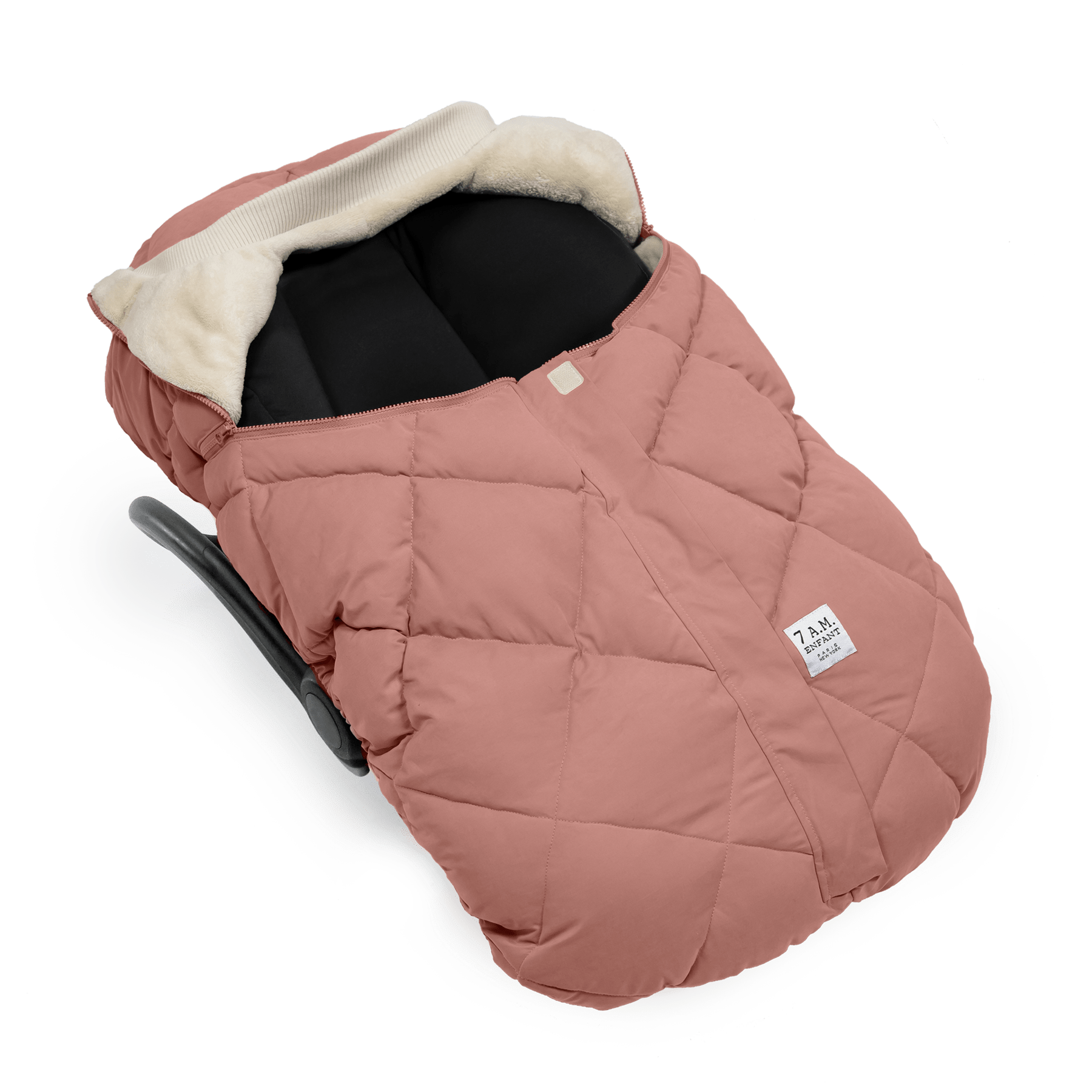 7AM Enfant Baby Car Seat Cocoon for Infants 0-12 Months - Soft & Warm Winter Car Seat Cover for Safe & Cozy Travel