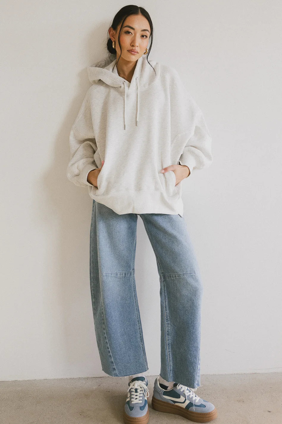 Andie Oversized Hoodie for Women - Soft Fleece Pullover Sweatshirt with Kangaroo Pocket, Cozy Loungewear for Fall & Winter, Perfect for Casual Outfits, Home Relaxing, and Travel