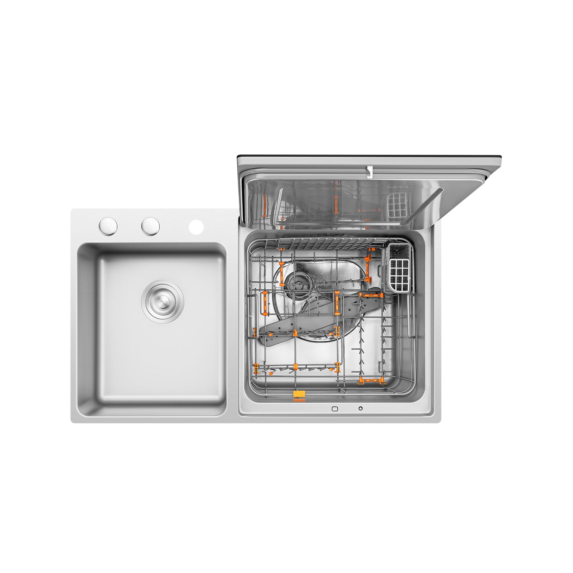 3 in 1 In-Sink Dishwasher | SD2F P5 Compact Countertop Dishwasher for Small Kitchens, RVs & Apartments - Perfect for Space-Saving Cleaning Solution