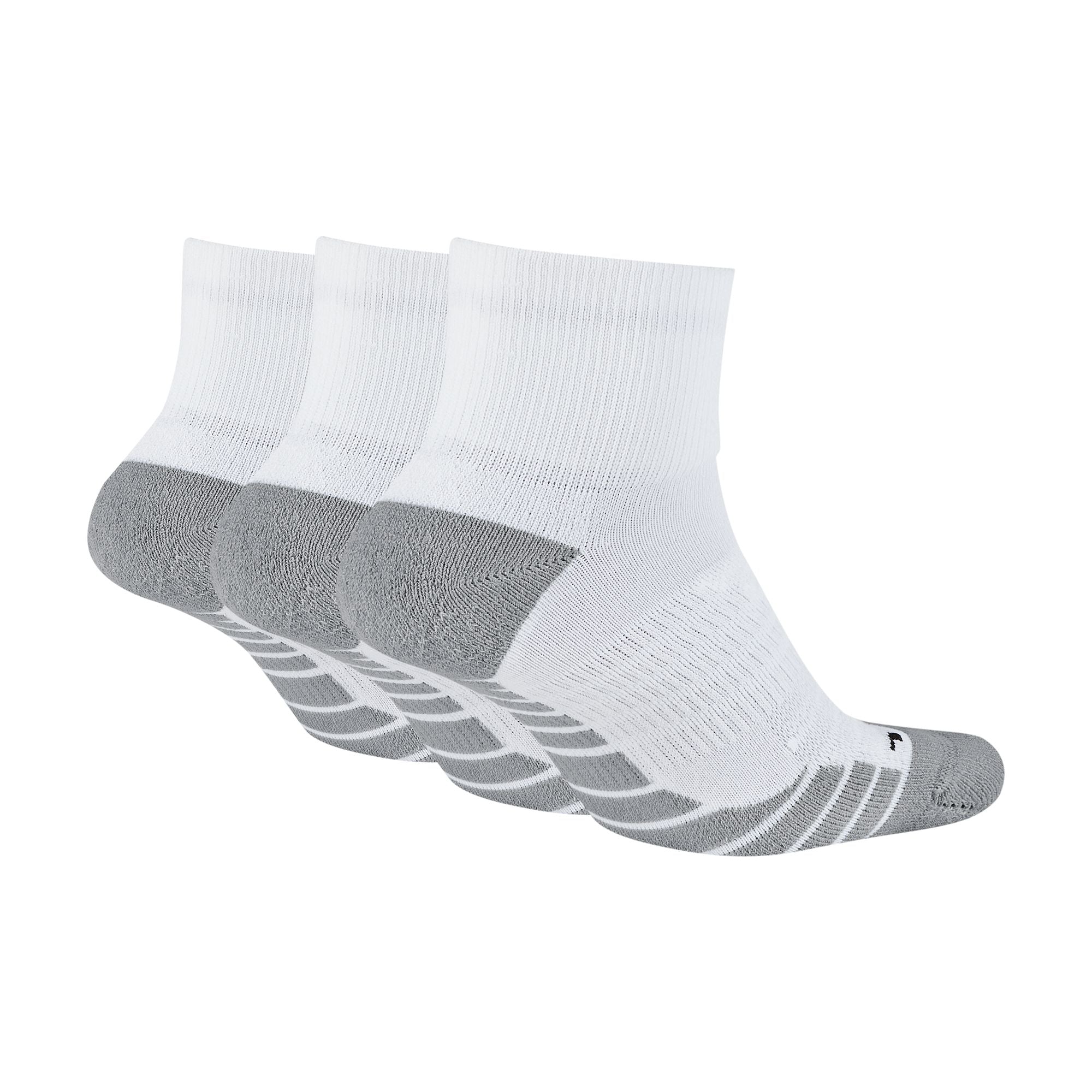 Nike Men's Everyday Max Cushion Quarter Socks 3-Pack - Breathable Athletic Socks for Running, Gym & Daily Comfort