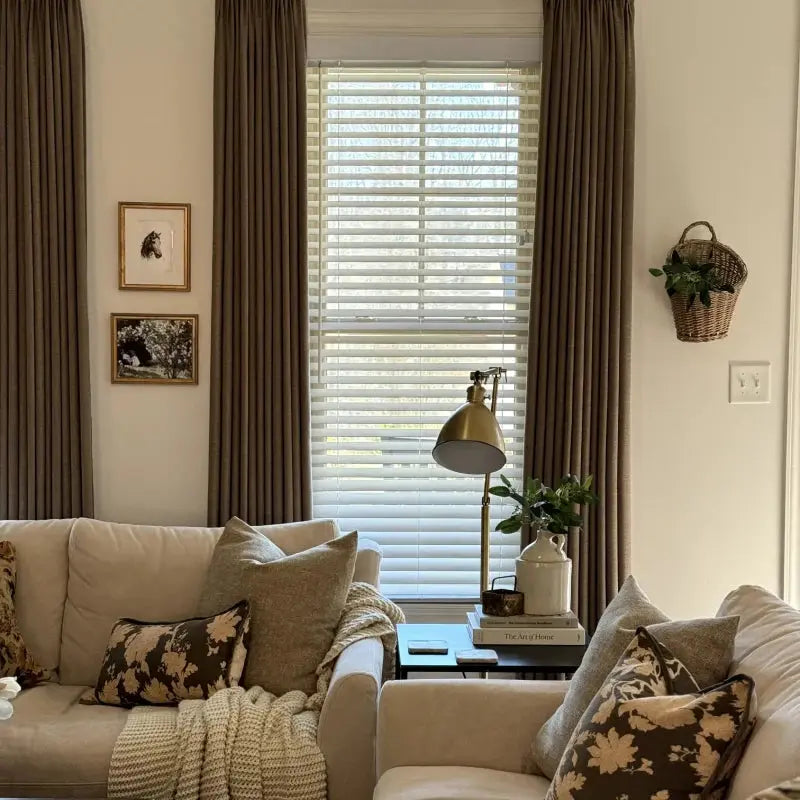 Liz Loft Extra Long Pleated Curtains - 84 Inch Length Blackout Drapes for Living Room & Bedroom | Thermal Insulated Window Treatments for Home Decor