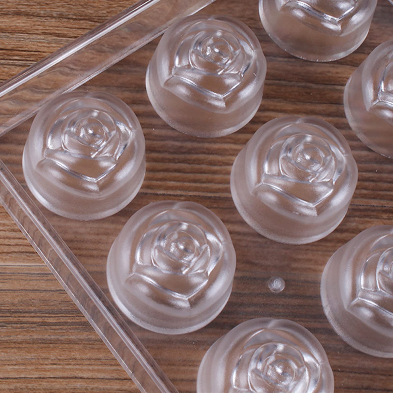 ZEAYEA 4 Pack 87 Grids Polycarbonate Chocolate Molds - Candy Making Molds for DIY Chocolate, Cookies, Mousse & Jelly - Heart, Rose, Crown & Cup Shapes - Perfect for Baking, Party Treats & Holiday Gifts