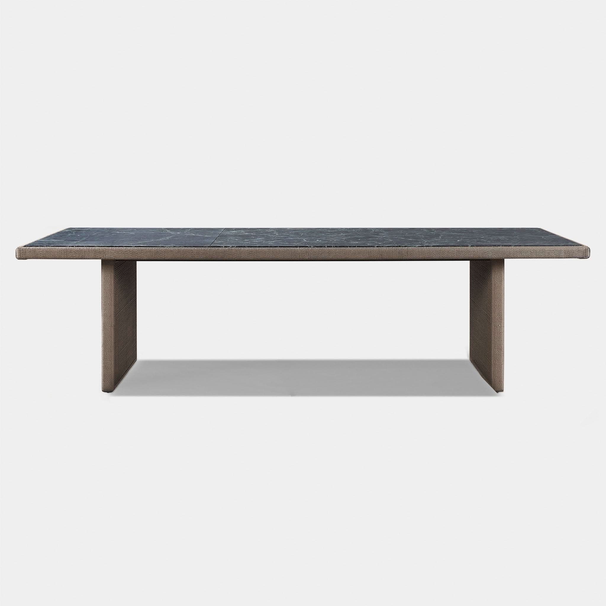 Formentera 108-inch Modern Dining Table - Solid Wood Farmhouse Table for Kitchen & Dining Room - Perfect for Family Gatherings & Dinner Parties