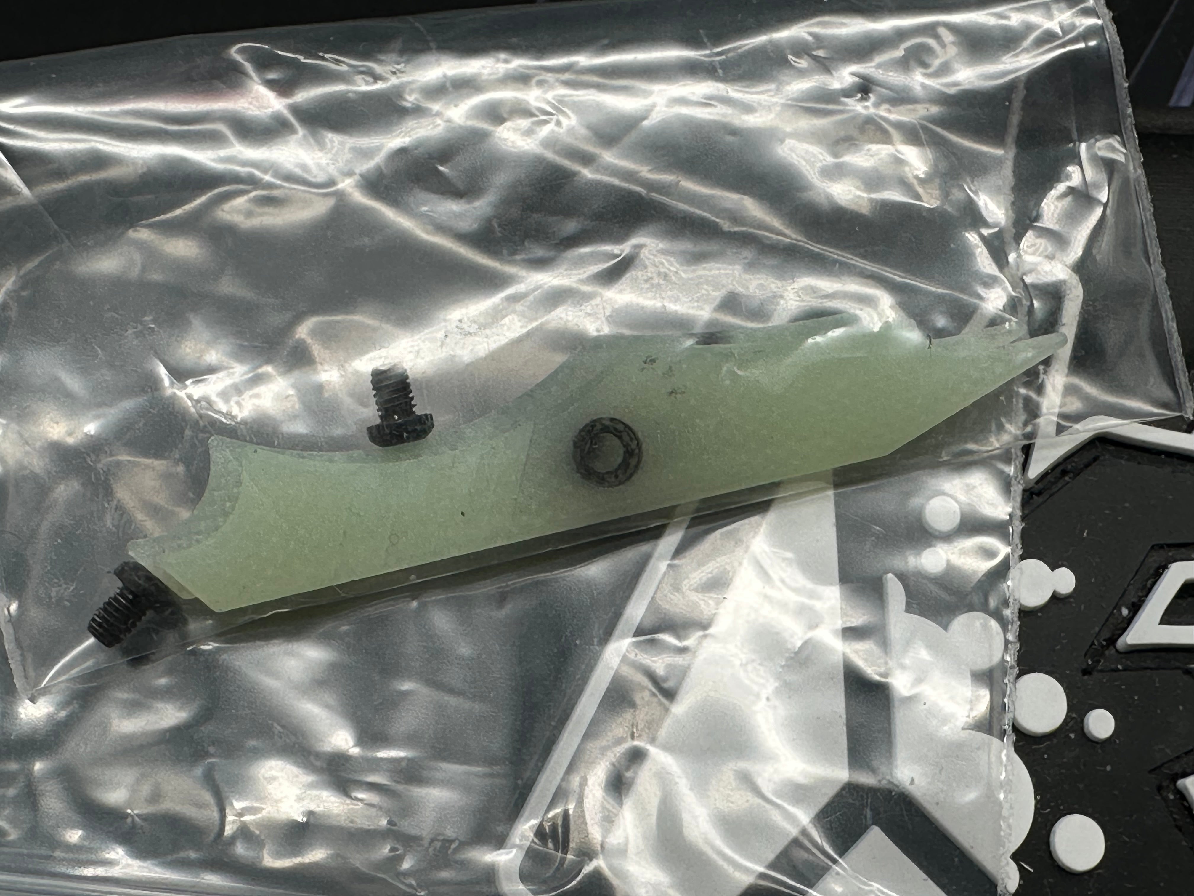 Arcane Preytheon Tactical Knife with Black G10 Handle & Titanium Inserts - Includes Extra Jade G10 Inserts - Perfect for Outdoor Survival, Camping, and EDC Gear