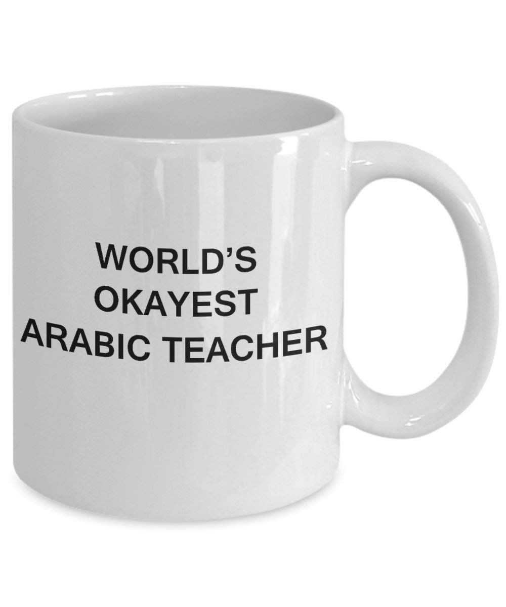 Funny Coffee Mug Gift for Teachers - 11 oz Porcelain White 