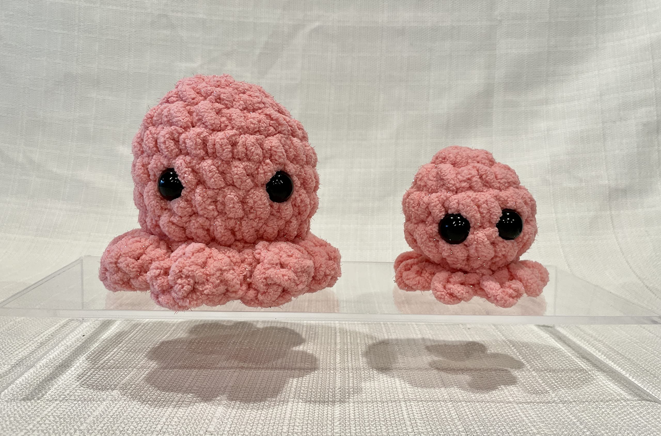 Purple Octopus Amigurumi Crochet Plush Toy - 3