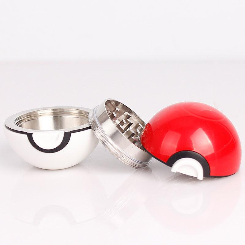 50MM 3-Layer Zinc Alloy ELF Ball Herb Grinder with Gift Box - Premium Spice Crusher for Kitchen, Camping & Travel Use