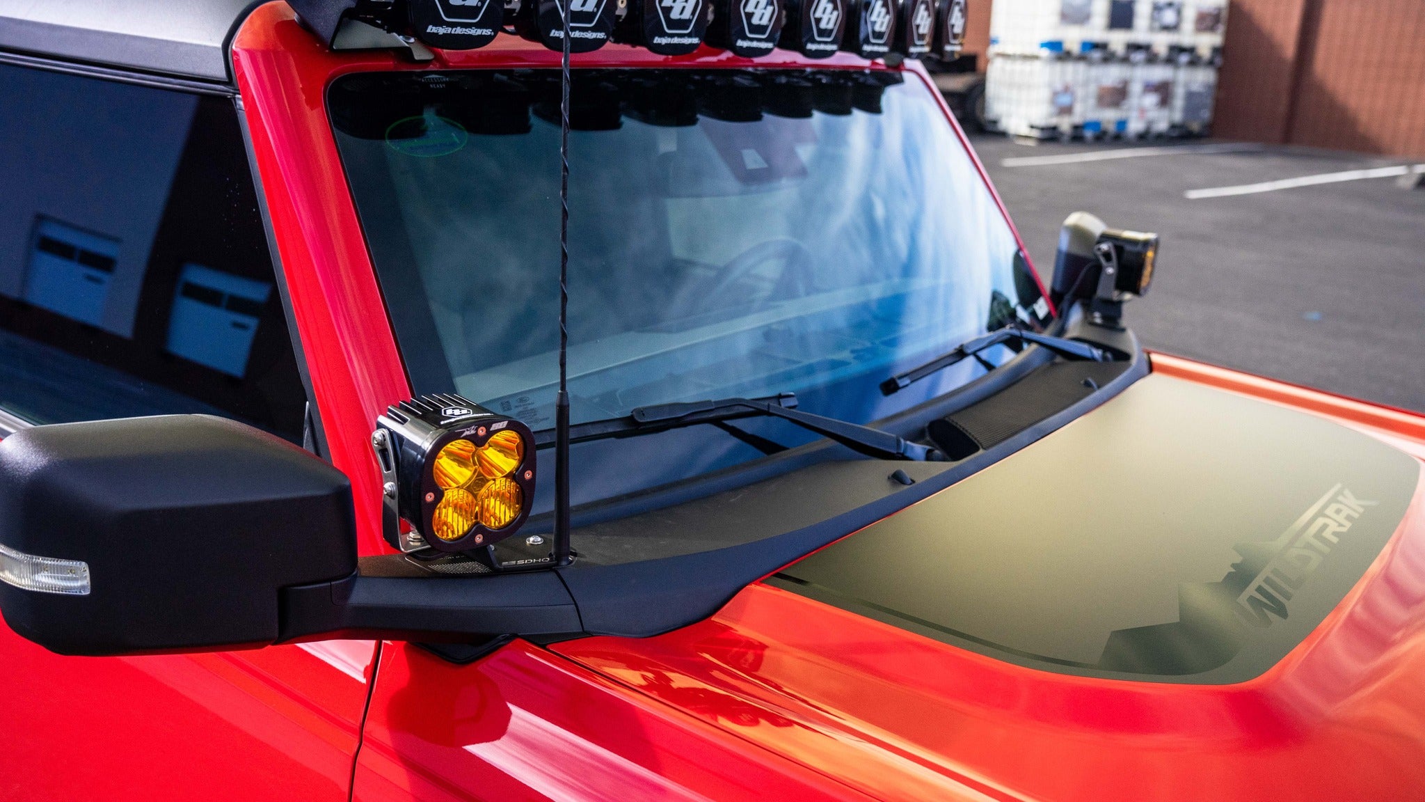 21-24 Ford Bronco & Bronco Raptor SDHQ Built A-Pillar Light Mounts | Off-Road LED Light Brackets | Perfect for Trail Riding, Overlanding & Night Driving