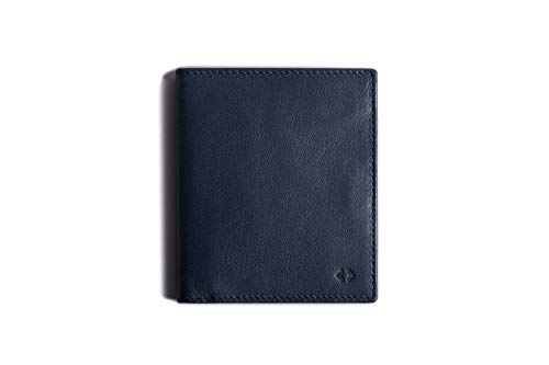 Premium Genuine Leather Bifold Wallet for Men - RFID Blocking Technology - Slim & Durable Money Holder - Perfect for Everyday Use, Travel & Business
