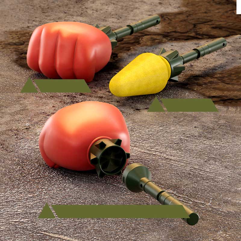 Best Kids Rocket Launcher Toy - Foam Blaster Gun for Outdoor Play - Fun RPG Style Foam Dart Blaster for Backyard Games, Birthday Parties & Nerf Battles