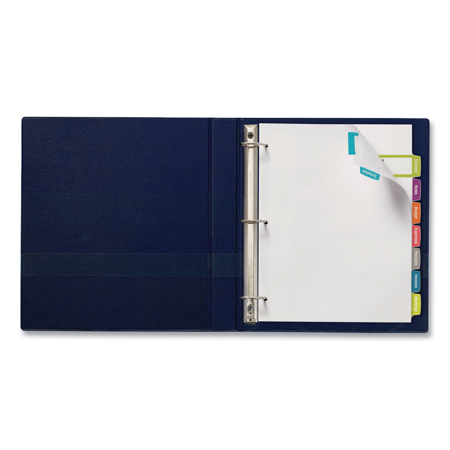 Avery® Big Tab Printable Large White Label Tab Dividers - 8 Tabs, 11 x 8.5 Inches, White, 4 Sets - Perfect for Office Organization, Filing Systems & School Binders