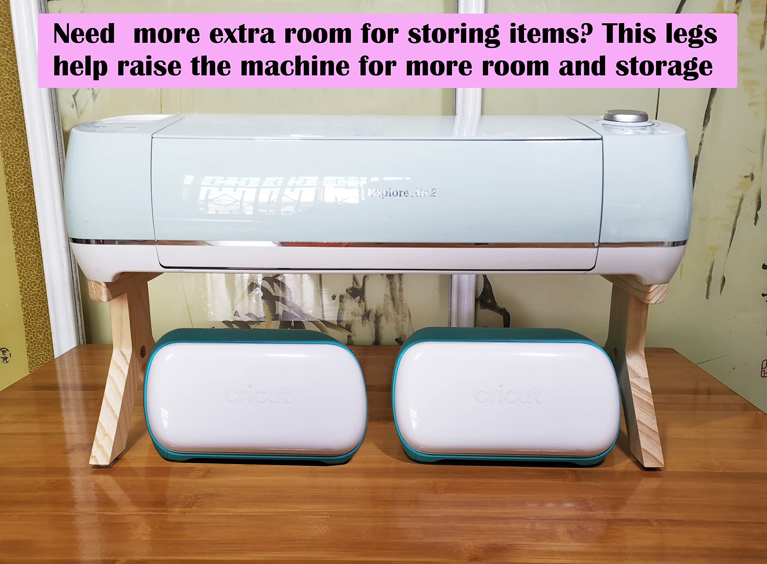 Cricut Explore Air 3 2 1 Replacement Legs - Expand Workspace for Explore Air Machines (Not Compatible with Maker Series) | Perfect for Crafting, Scrapbooking & DIY Projects