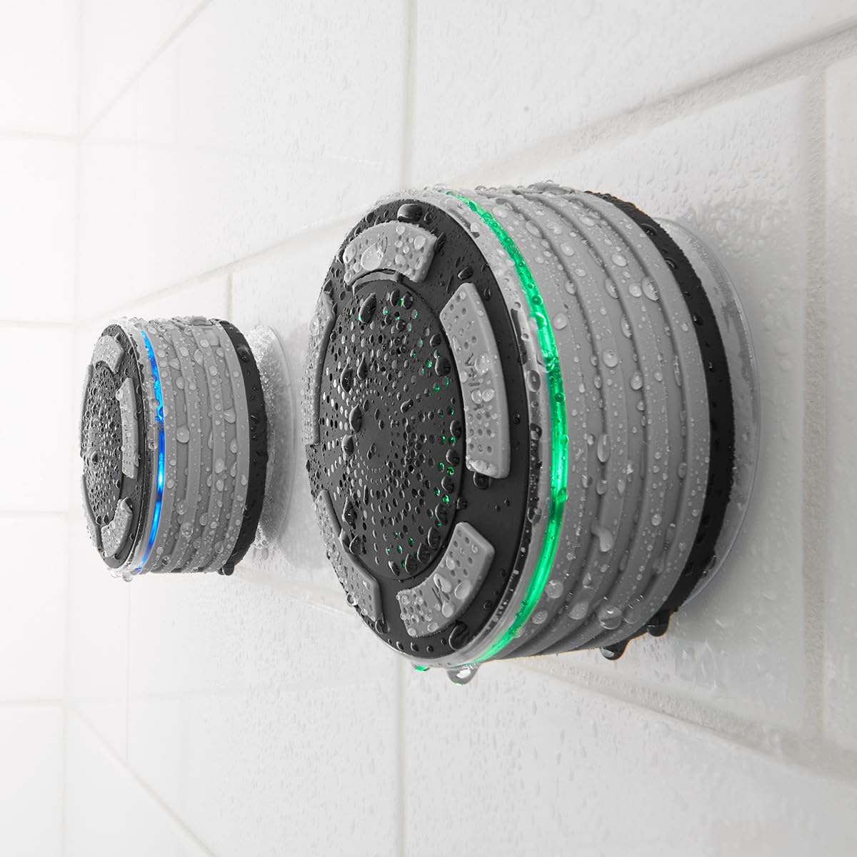 Premium Surround Sound Shower System (2-Pack) - Wireless Bluetooth Speaker for Bathroom, Pool & Outdoor Use - Waterproof Showerhead with HD Audio for Ultimate Relaxation