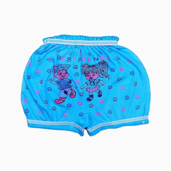 **Cartoon Printed Cotton Bloomer Underwear for Baby Boys & Girls - Soft, Breathable & Skin-Friendly Unisex Underwear - Perfect for Playtime, Sleep & Everyday Comfort**