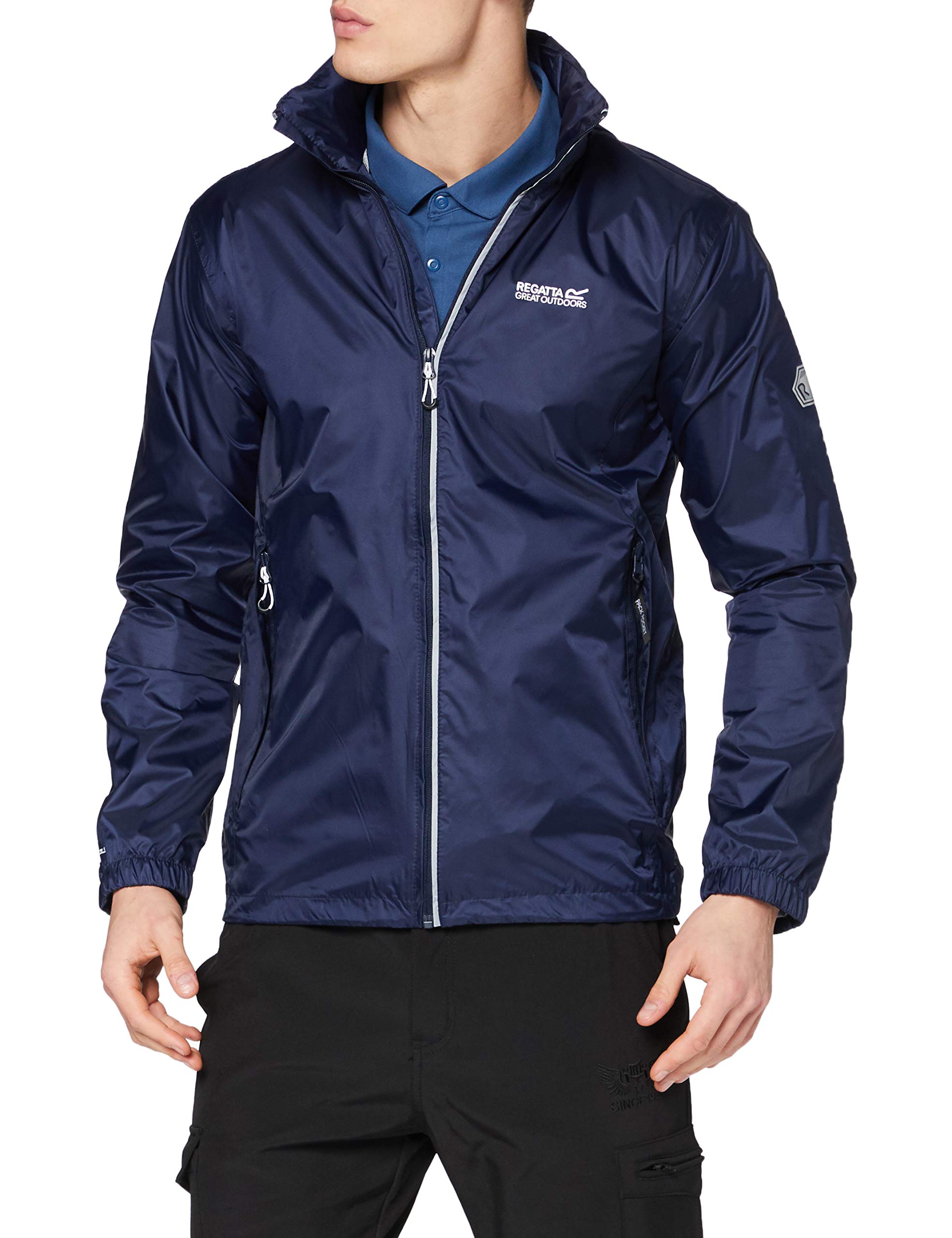 Regatta Lyle IV Waterproof Hooded Jacket for Men - Lightweight Raincoat for Hiking, Camping & Outdoor Activities