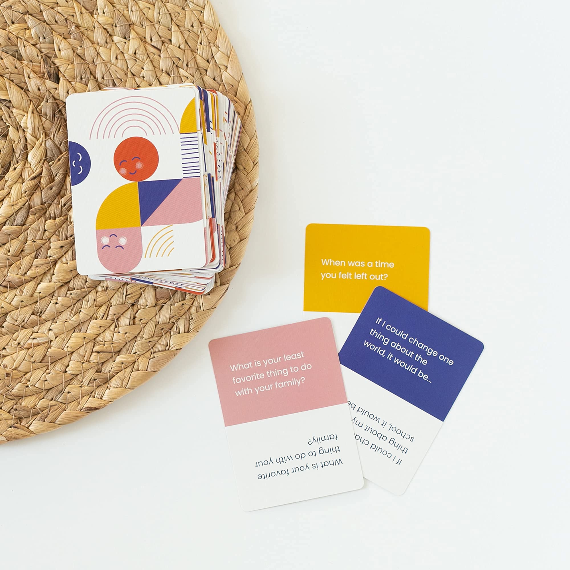 Kids Reflection Cards - 52 Thought-Provoking Question Cards for Children to Share Stories, Express Feelings & Explore Dreams | Perfect for Family Bonding, Classroom Activities & Emotional Development