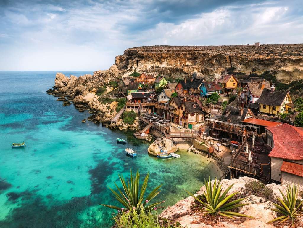 Ravensburger 1500-Piece Popeye Village Malta Puzzle for Adults & Teens 14+ | Scenic Jigsaw Puzzle for Family Game Night & Home Decor