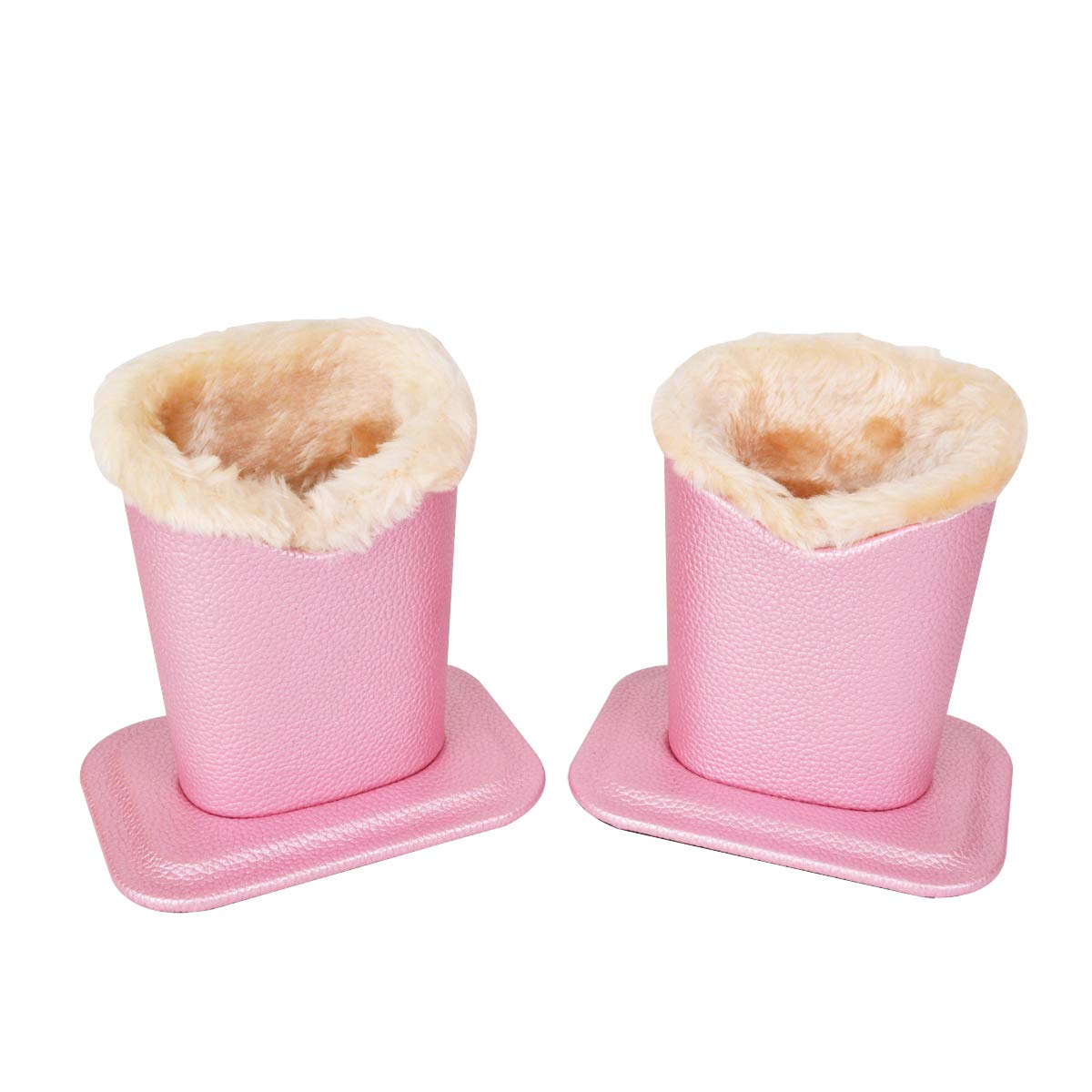 Baitaihem 2 Pack Soft Plush Lined Eyeglasses Holder Stand - Protective Glasses Case for Desk & Nightstand - Perfect for Home, Office, and Travel Organization