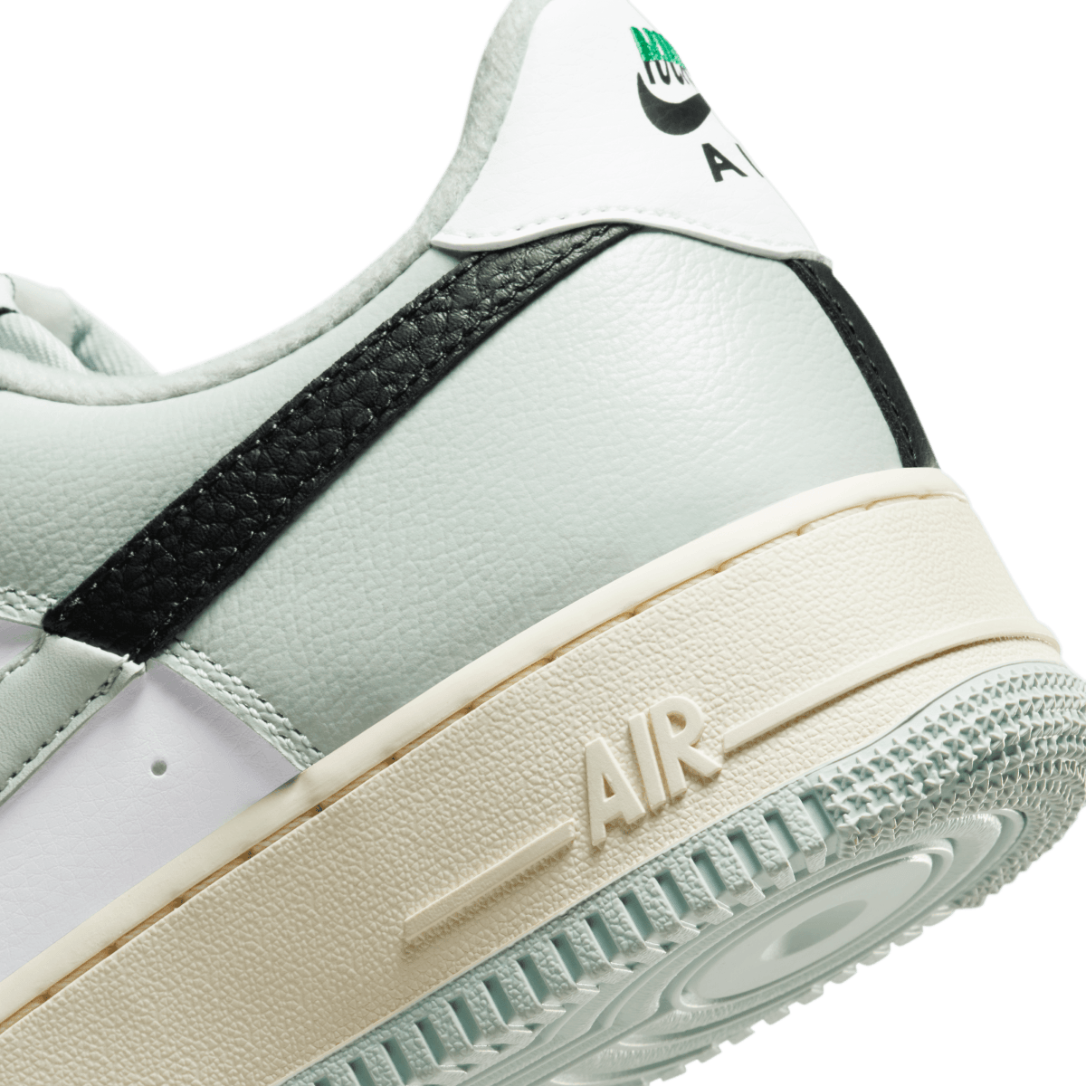 Nike Air Force 1 '07 LV8 'Split' White Black Sneakers - Men's Basketball Shoes for Casual Wear & Street Style Fashion