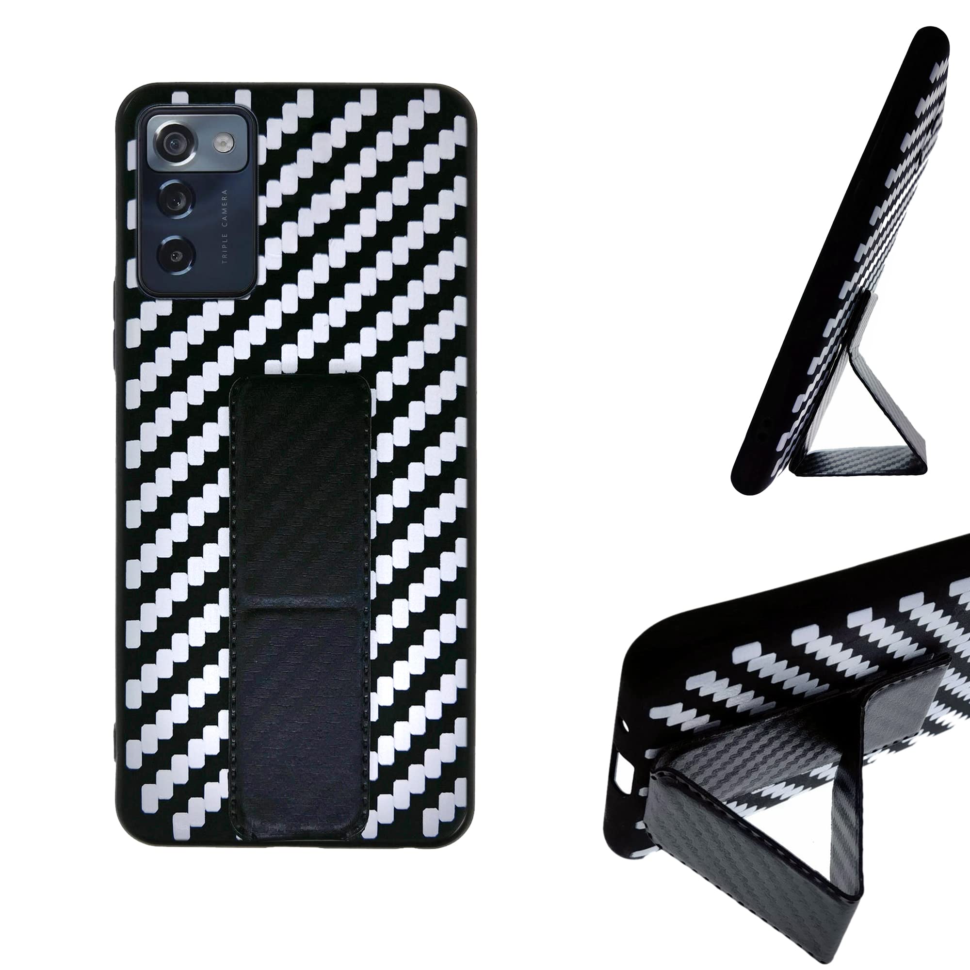 Magnetic ZTE ZMAX 5G Case with Stand & Wristband - Car Mount Compatible