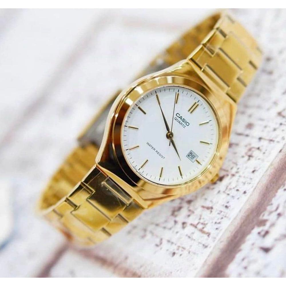 CASIO MTP 1170N 7ARDF Gold-Tone Stainless Steel Analog Watch for Women - Elegant Dress Watch for Office, Party & Everyday Wear