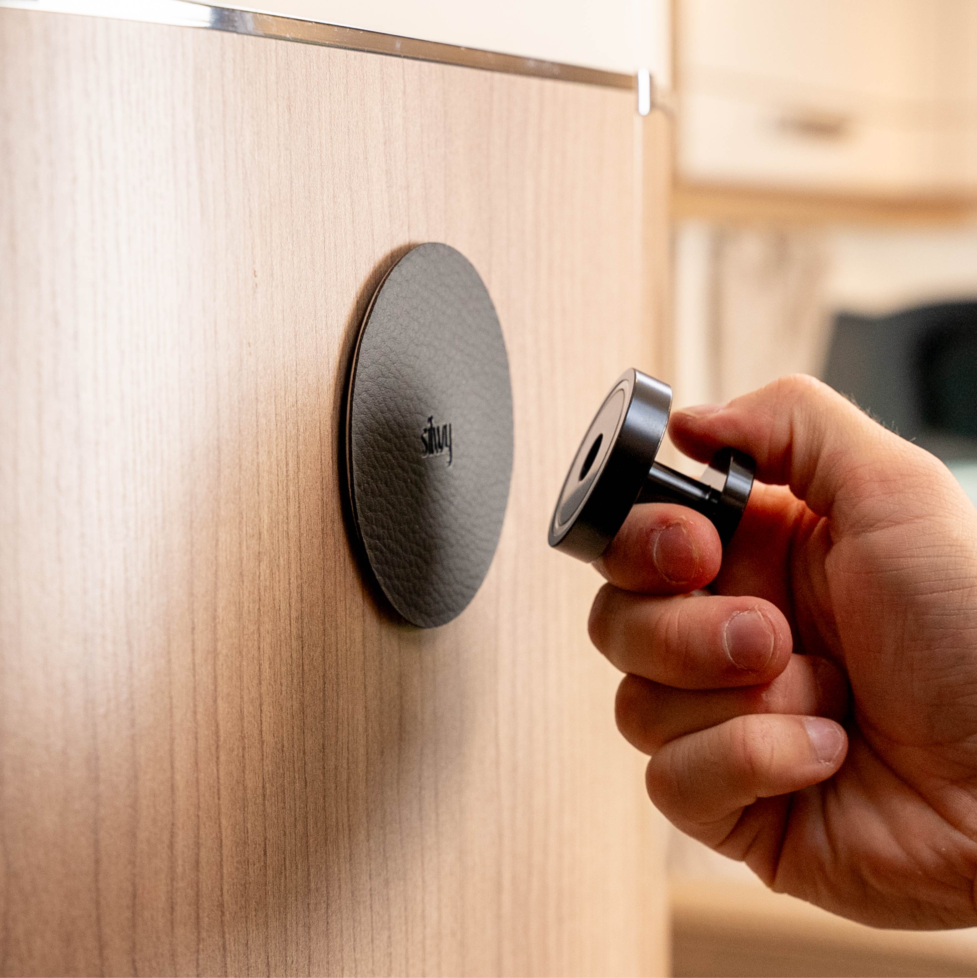 SPOT Magnetic Hooks - Heavy Duty & Strong Hold for Kitchen, Bathroom, Garage & Office Organization